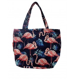 Bolso flamenco azul