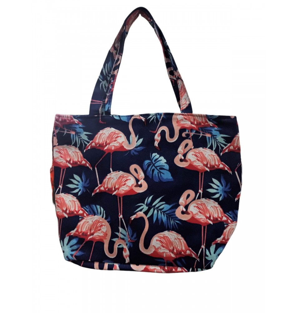 Bolso flamenco azul